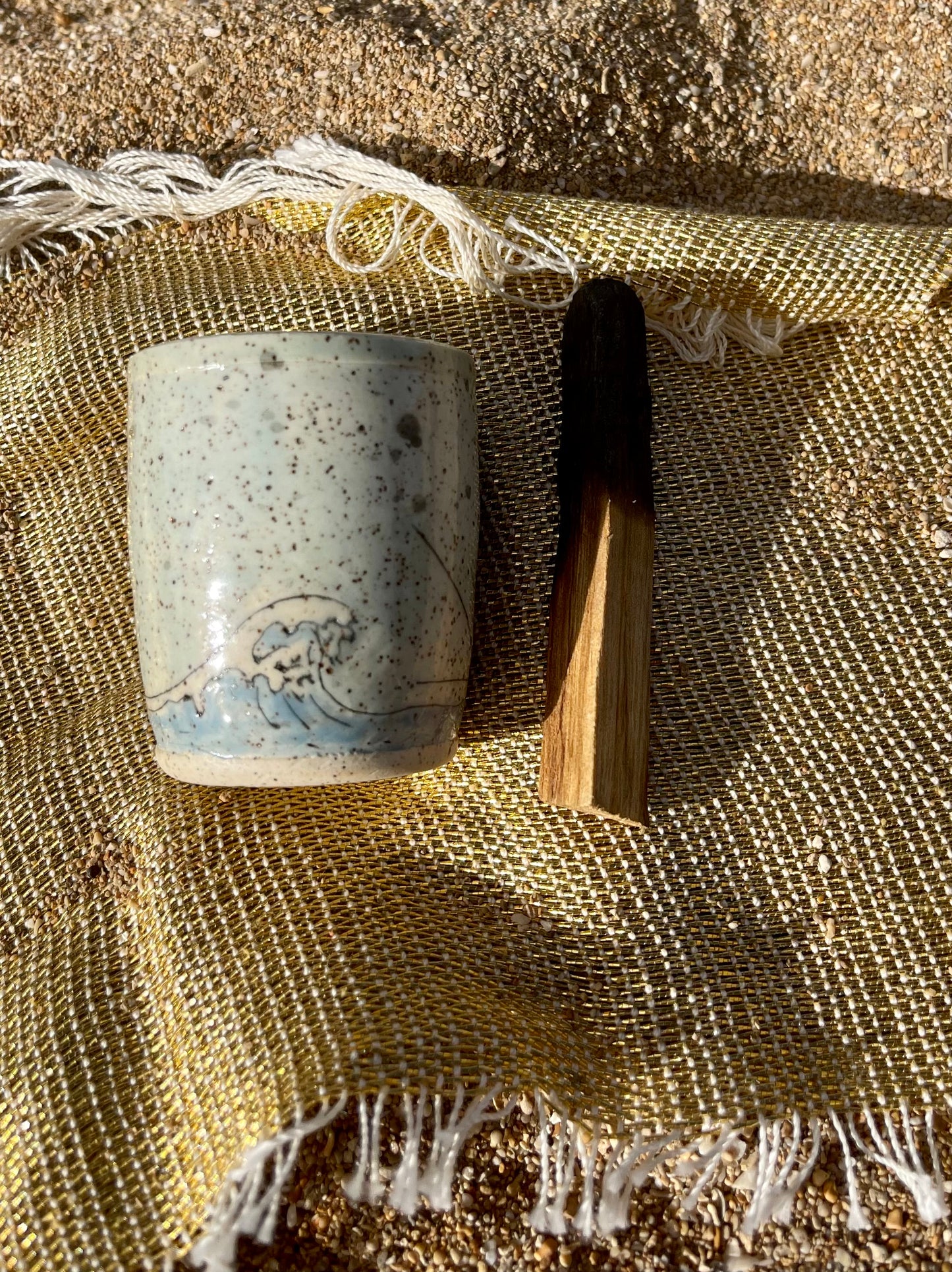 Ocean Water Lily Mini Tumbler