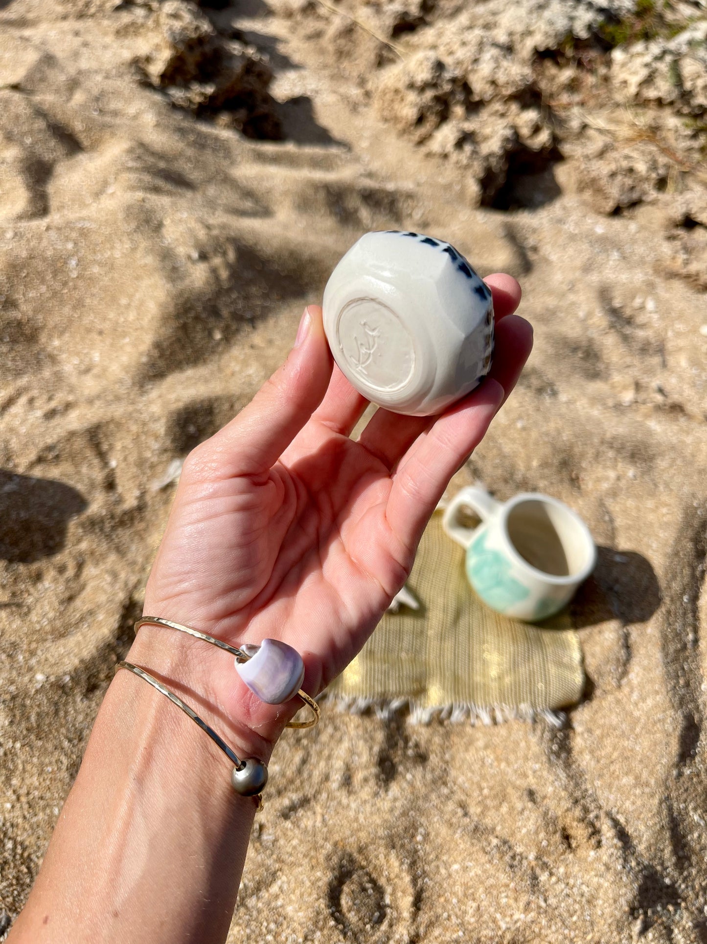 Patterned Design Mini Pot