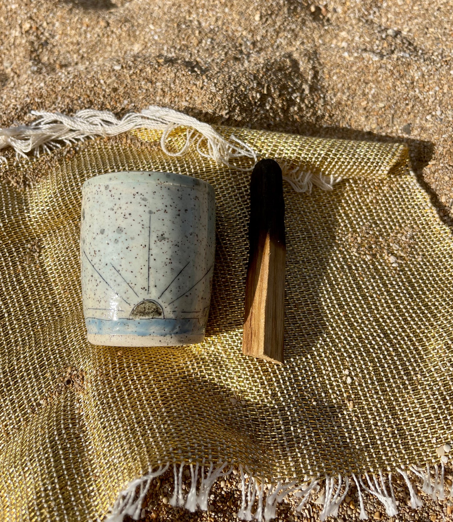 Ocean Water Lily Mini Tumbler