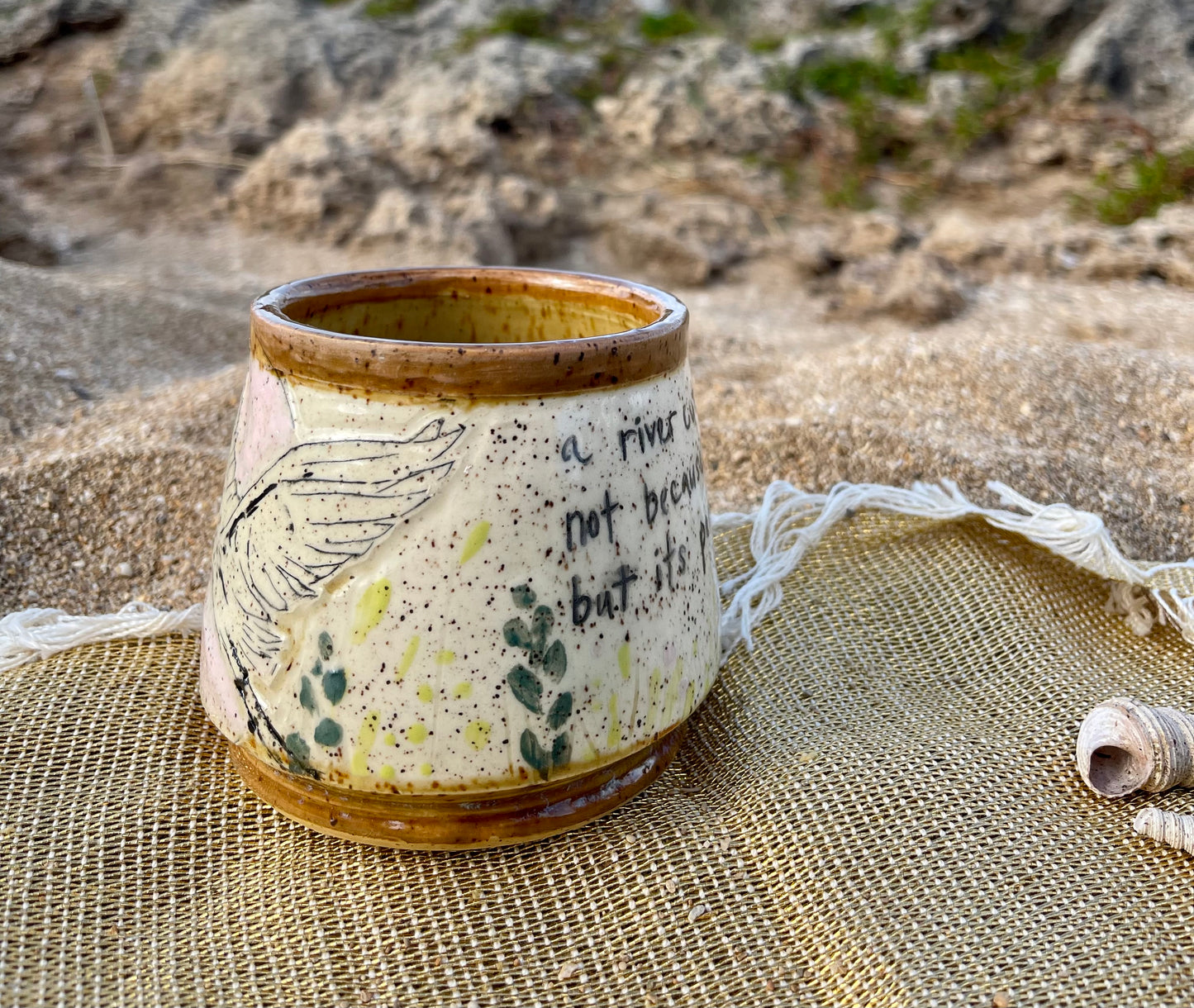 Crane Vase